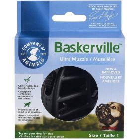 Muzzle for Dogs - Size 1 - Dogs 10-15 lbs - (Nose Circumference 8.6")