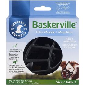 Muzzle for Dogs - Size 3 - Dogs 25-45 lbs - (Nose Circumference 11")